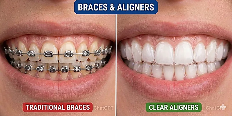 Braces treatment transformation