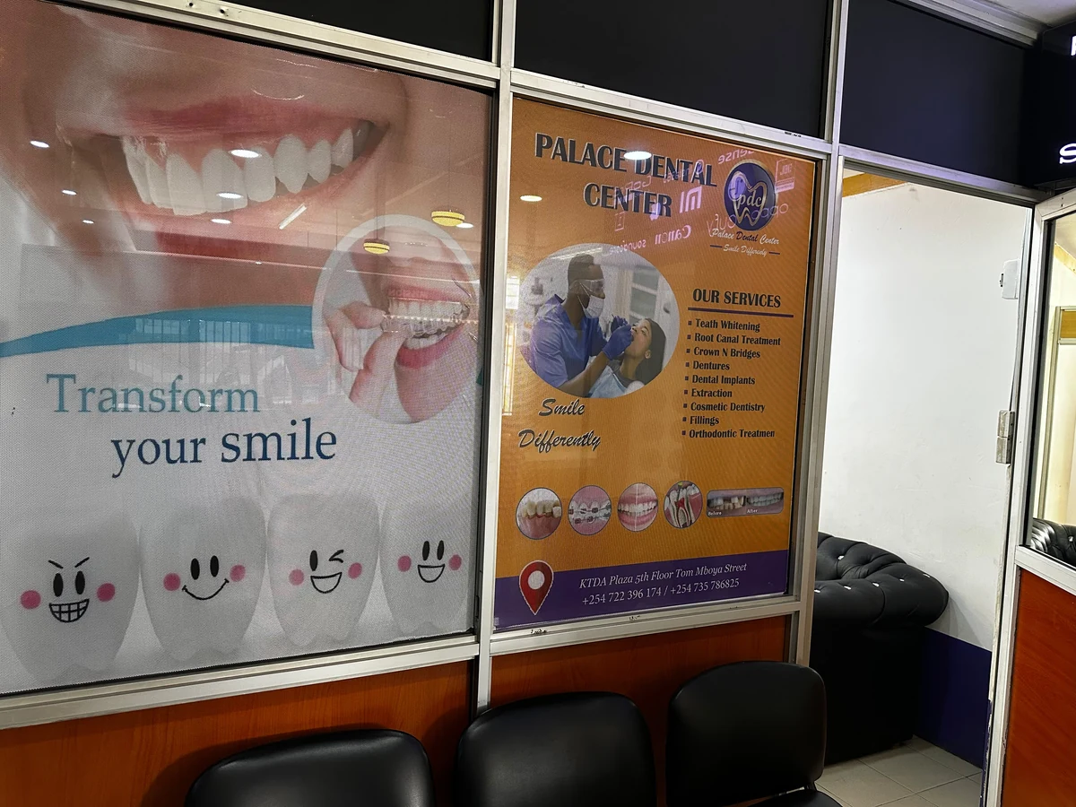 Palace Dental Centre entrance — KTDA Plaza Moi Avenue