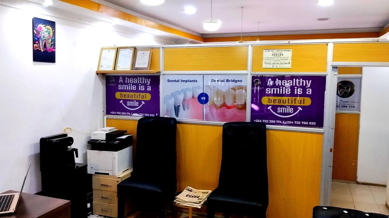 Palace Dental Centre waiting room — professional, clean, welcoming