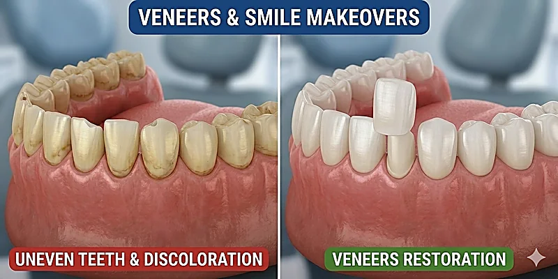 Veneers transformation